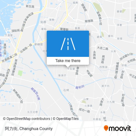 阿力街地圖