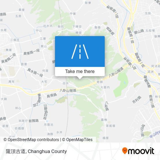 隴頂古道 map