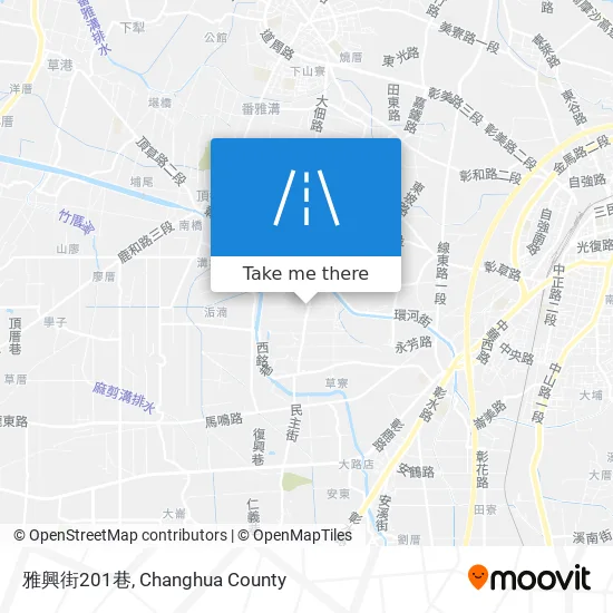 雅興街201巷地圖