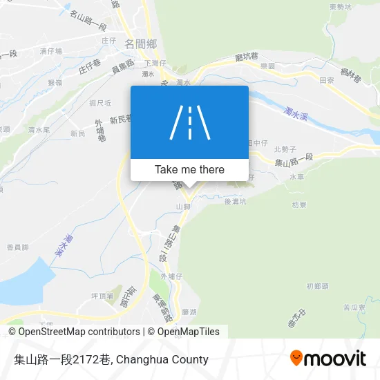 集山路一段2172巷地圖