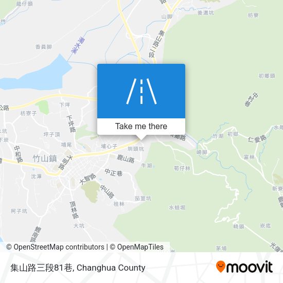 集山路三段81巷地圖