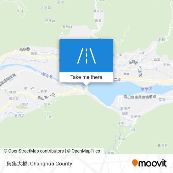 集集大橋地圖
