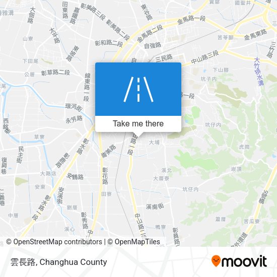 雲長路 map