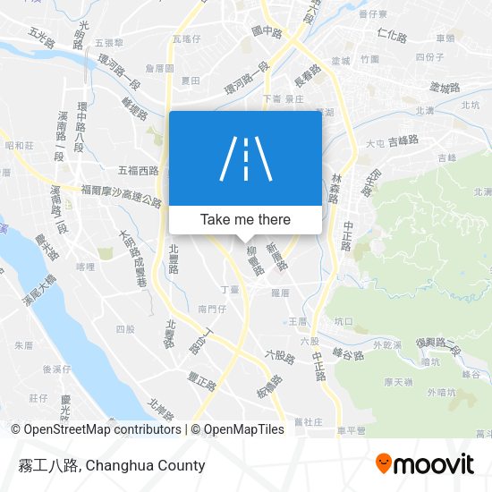 霧工八路地圖