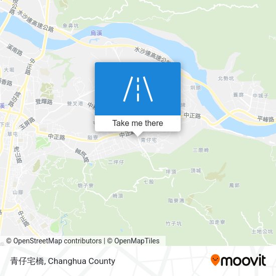 青仔宅橋地圖
