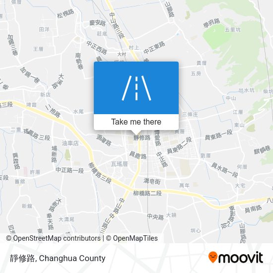 靜修路地圖