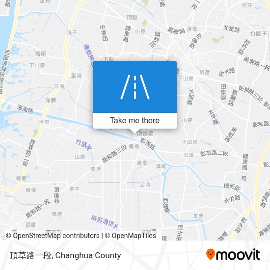 頂草路一段 map
