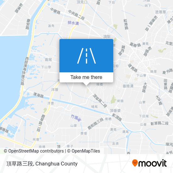 頂草路三段 map