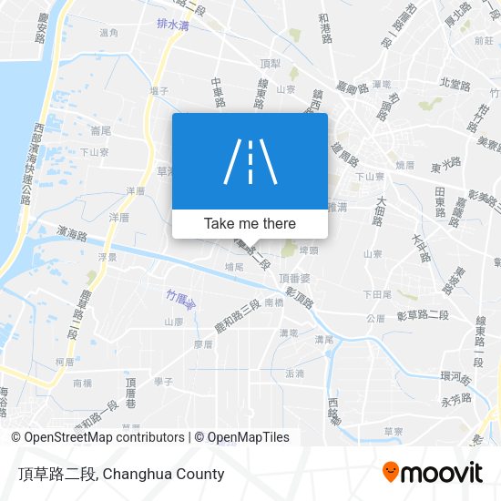 頂草路二段 map