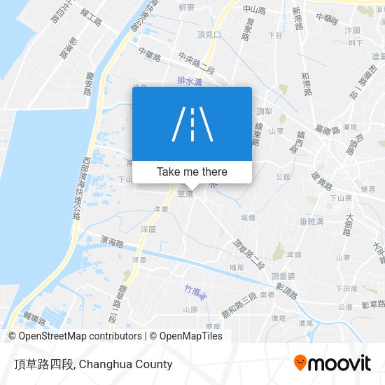 頂草路四段 map