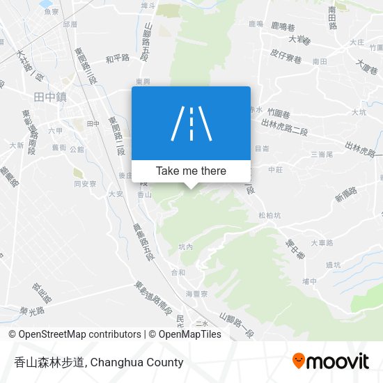 香山森林步道 map