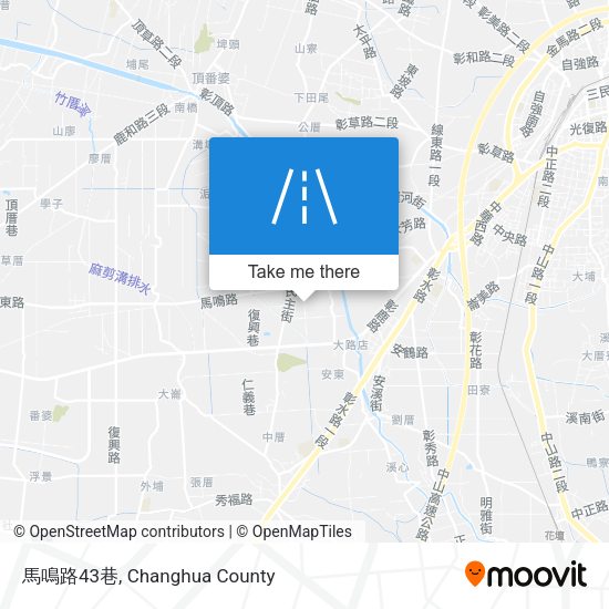 馬鳴路43巷 map