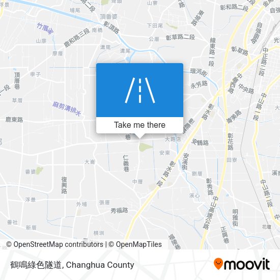 鶴鳴綠色隧道地圖