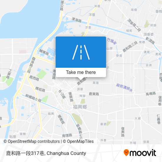 鹿和路一段317巷地圖
