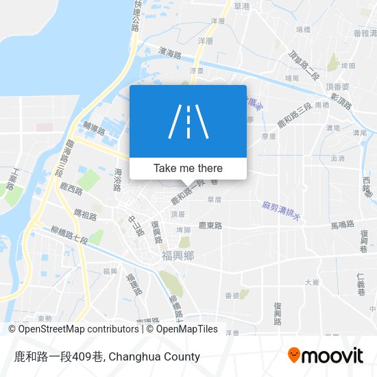 鹿和路一段409巷地圖