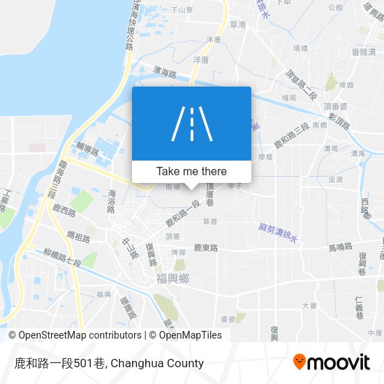 鹿和路一段501巷地圖