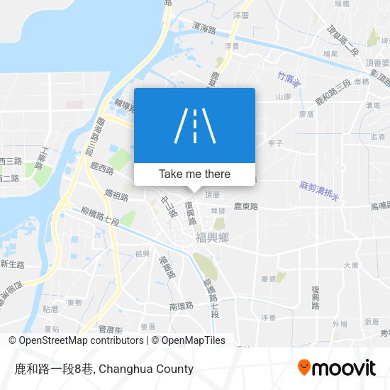 鹿和路一段8巷地圖