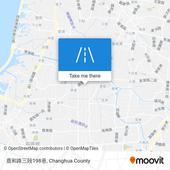 鹿和路三段198巷地圖