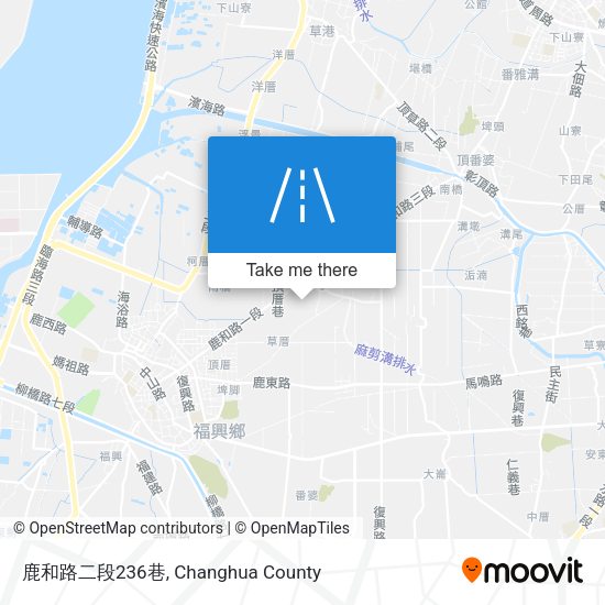 鹿和路二段236巷地圖