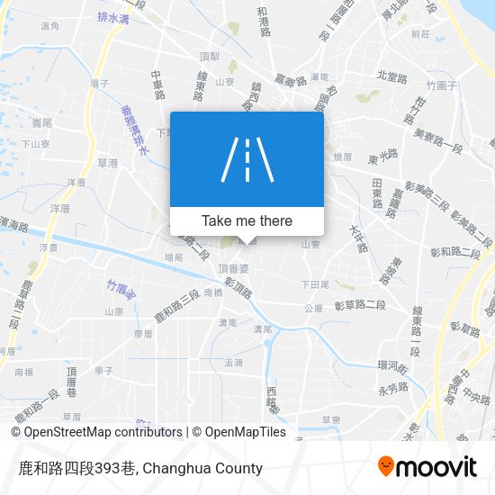 鹿和路四段393巷地圖