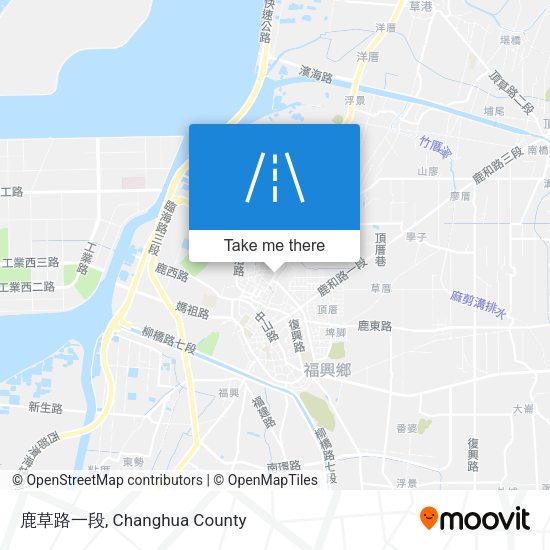 鹿草路一段 map