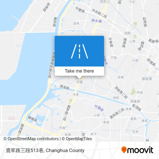 鹿草路三段513巷地圖