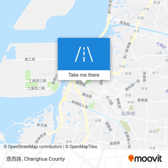 鹿西路 map