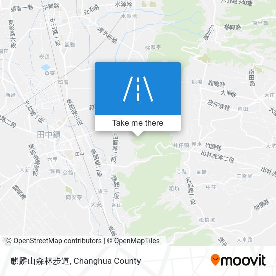 麒麟山森林步道 map