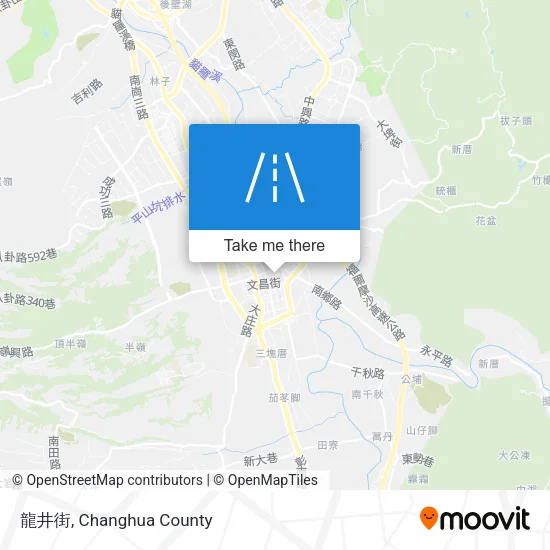 龍井街 map