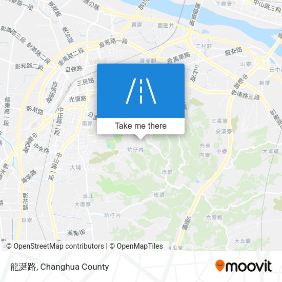 龍涎路 map