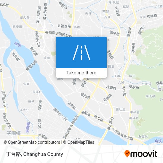 丁台路地圖