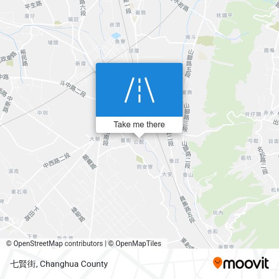 七賢街 map