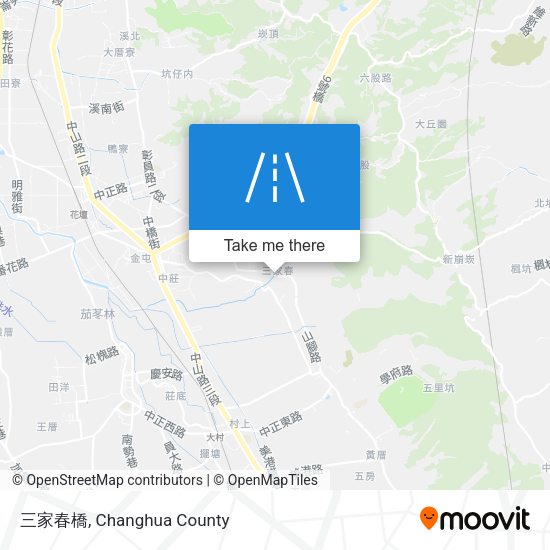 三家春橋 map