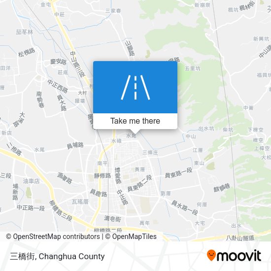 三橋街 map