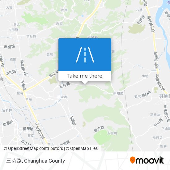 三芬路地圖