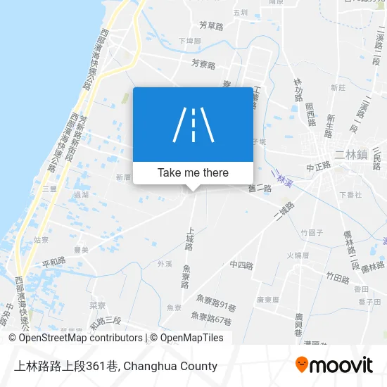 上林路路上段361巷 map