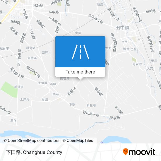 下田路地圖
