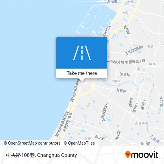 中央路108巷 map