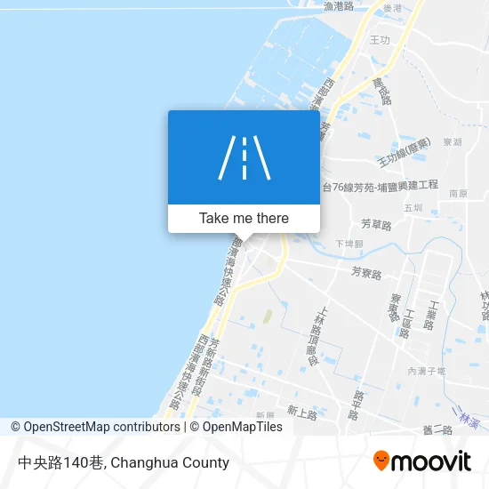 中央路140巷地圖