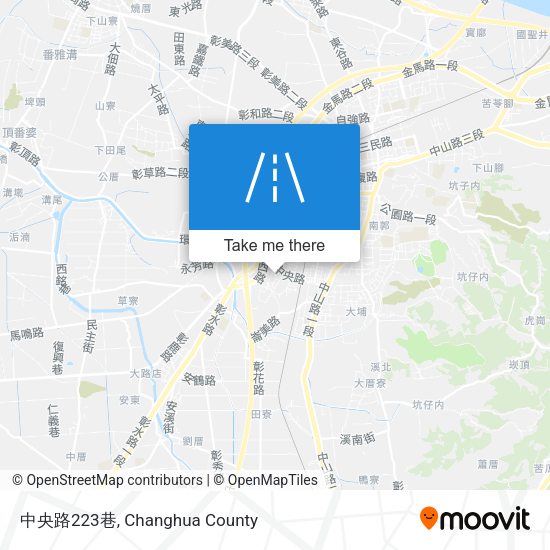 中央路223巷 map