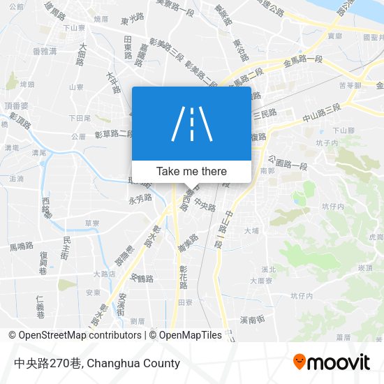 中央路270巷 map