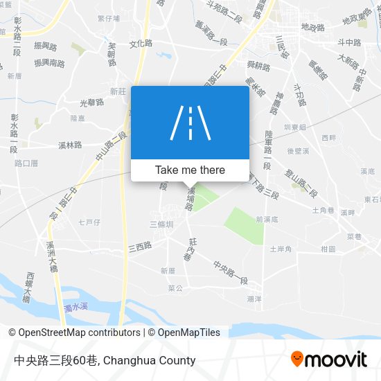 中央路三段60巷地圖