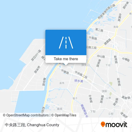 中央路三段地圖