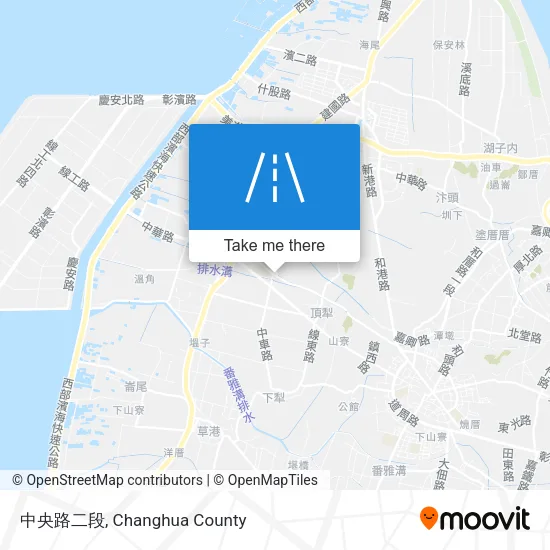 中央路二段 map