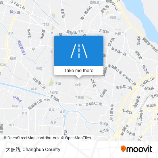 大佃路 map