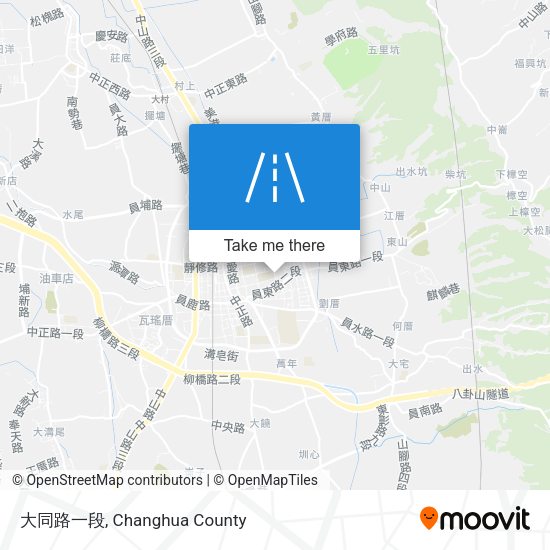 大同路一段 map