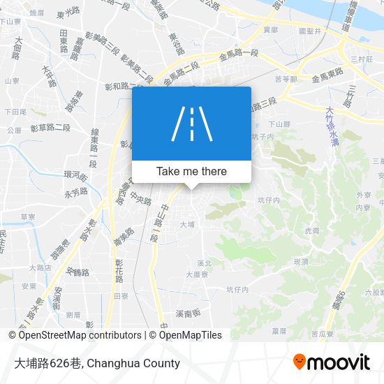 大埔路626巷地圖