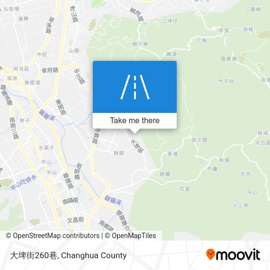 大埤街260巷地圖