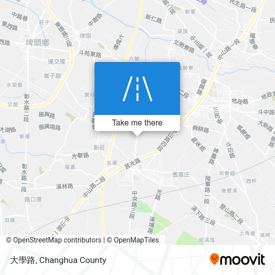 大學路地圖