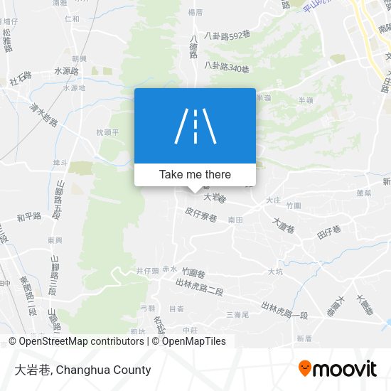 大岩巷 map